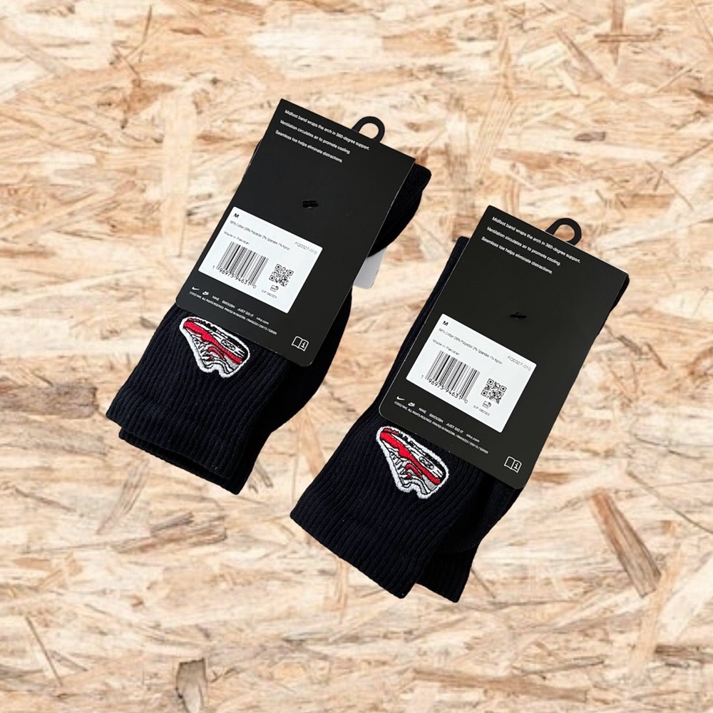 ✔️ NWT✔️NIKE Air Max 90 Everyday Plus Socks Bundle - Picture 2 of 5